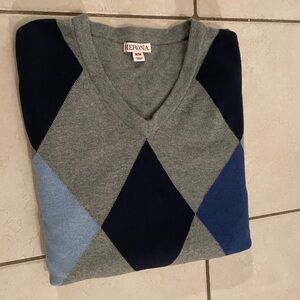 Men’s Medium Merona Sweater. Never worn! Like
New! Blue and Gray Checked